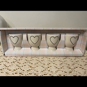 Rae Dunn heart egg holders